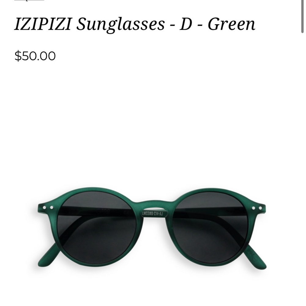 Green Izipizi Sunglasses